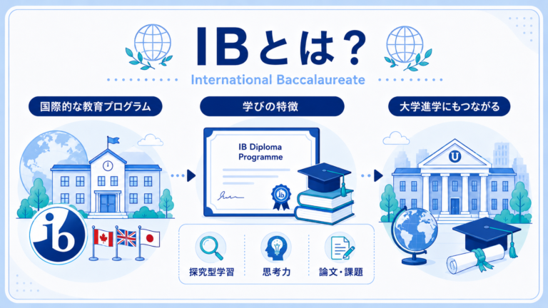 IB(International Baccalaureate／国際バカロレア)とは？