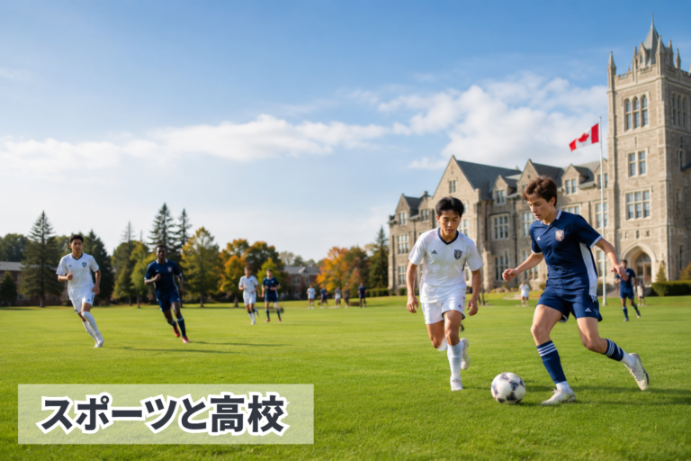 スポーツ視点で見るカナダ私立高校