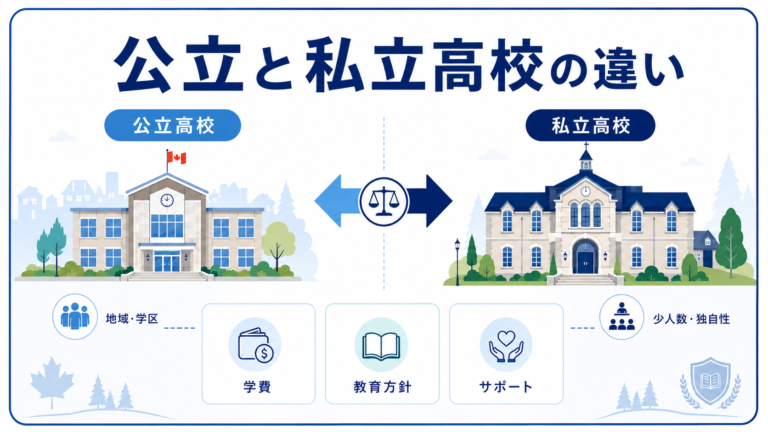 公立と私立高校の違い