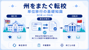 カナダの州をまたぐ転校――単位で損をしないための基礎知識
